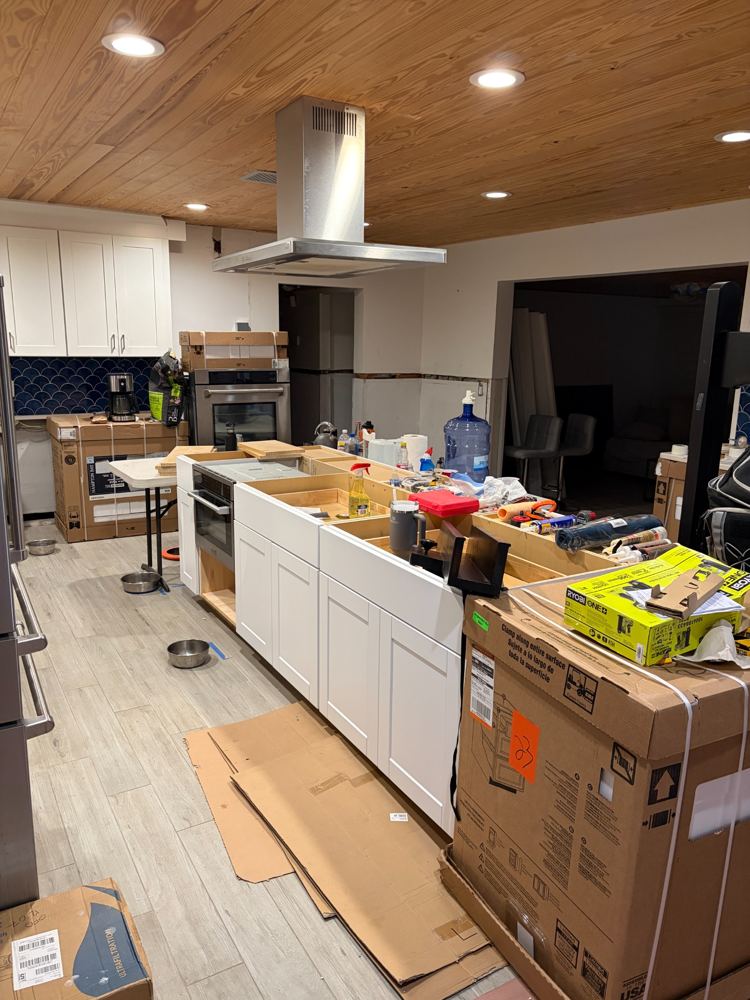 OceanTimes kitchen in progress